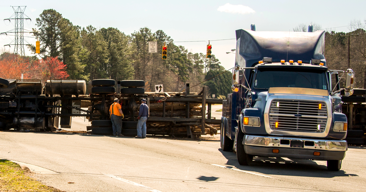 Big Truck Tractor Trailer Wreck Near Nashville 