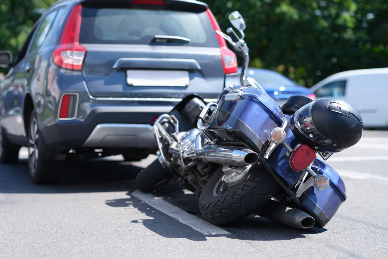Motorcycle Accident with SUV