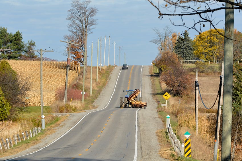 Tractor-Rural-Road