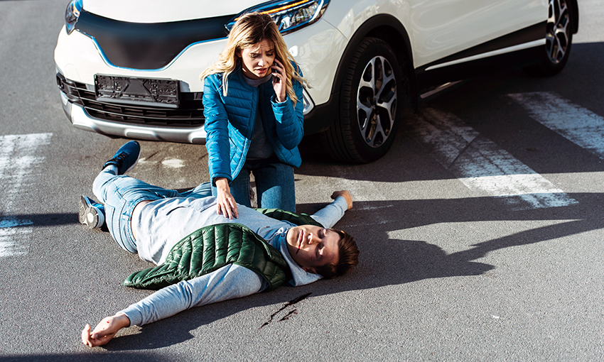 Pedestrian Accident in Crosswalk