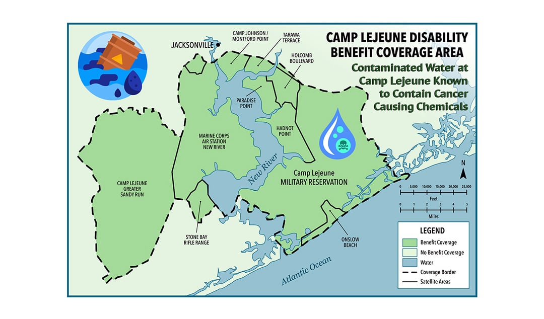Contaminated Water at Camp Lejeune Contains Cancer Causing Chemicals